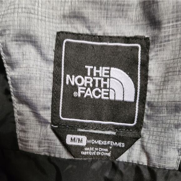 The North Face Down Filled Gray Puffer Jacket Sz Med - Picture 7 of 12